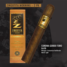 Load image into Gallery viewer, Zingotita Corona Gordo (Toro) 2 Pack
