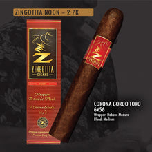 Load image into Gallery viewer, Zingotita Corona Gordo (Toro) 2 Pack
